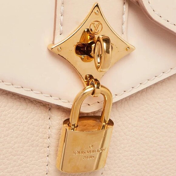 Louis Vuitton Creme Leather Rose Des Vents MM Bag - Picture 6 of 12